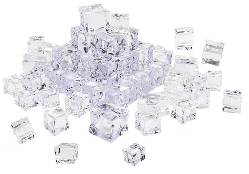 Artificial acrylic ice cubes