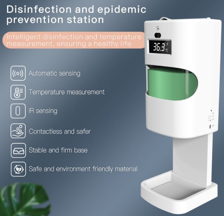 Automatic disinfection dispenser