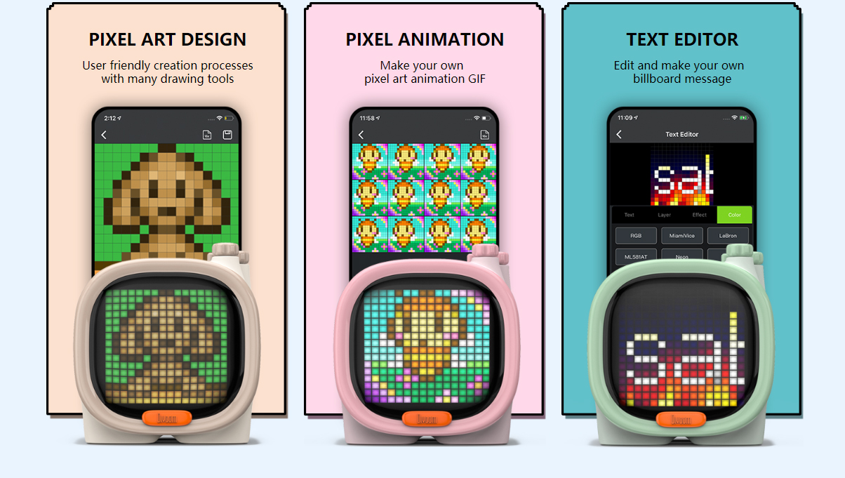 pixel art animation speaker