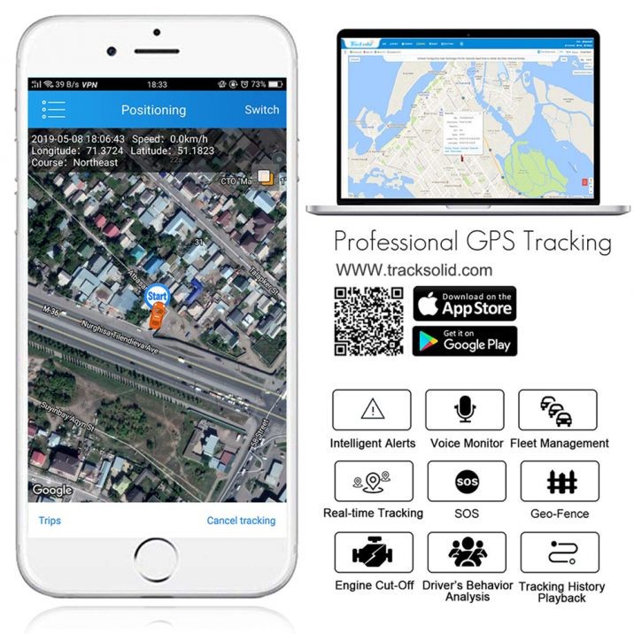 tracksolid - an application for tracking camera movement