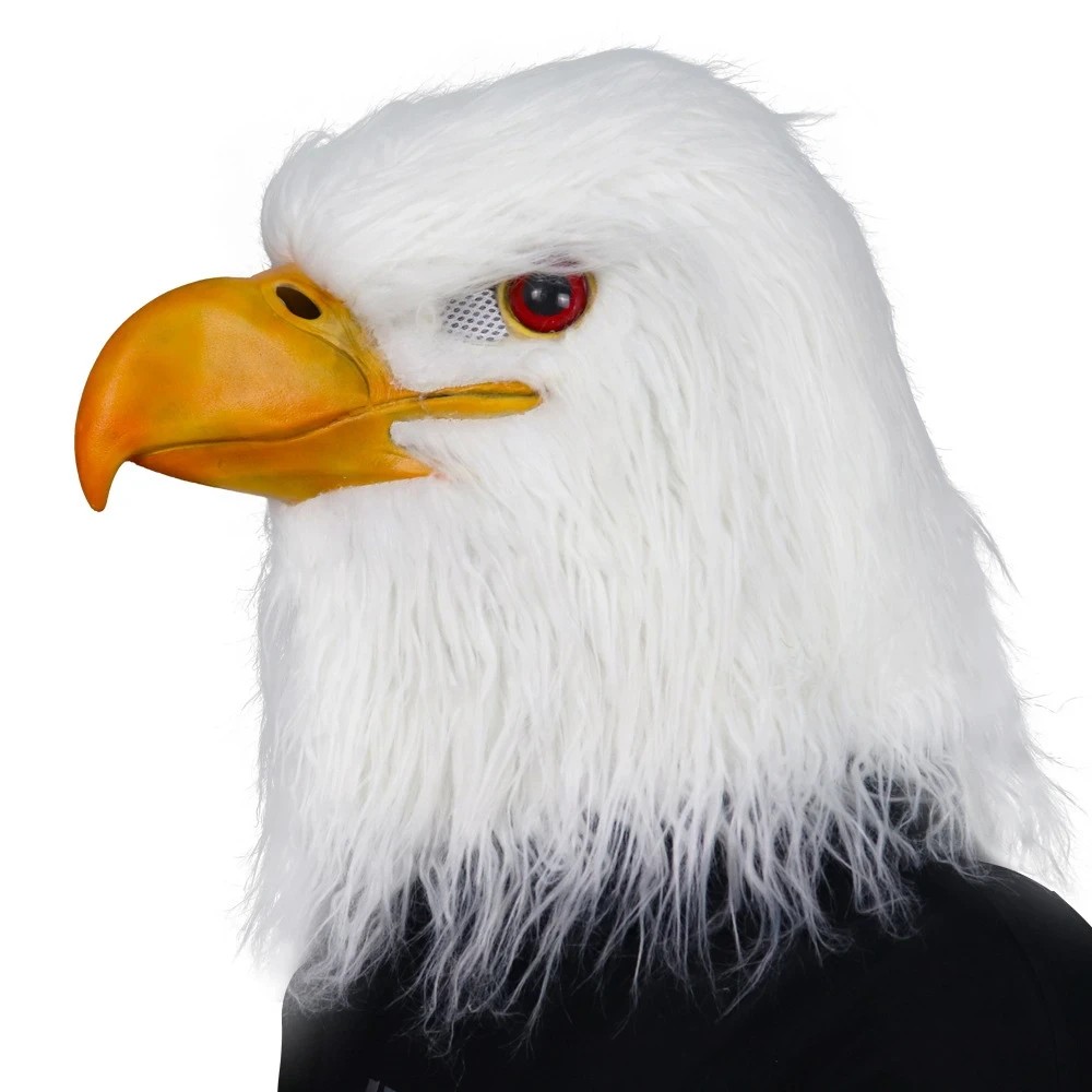 white eagle head silicone mask