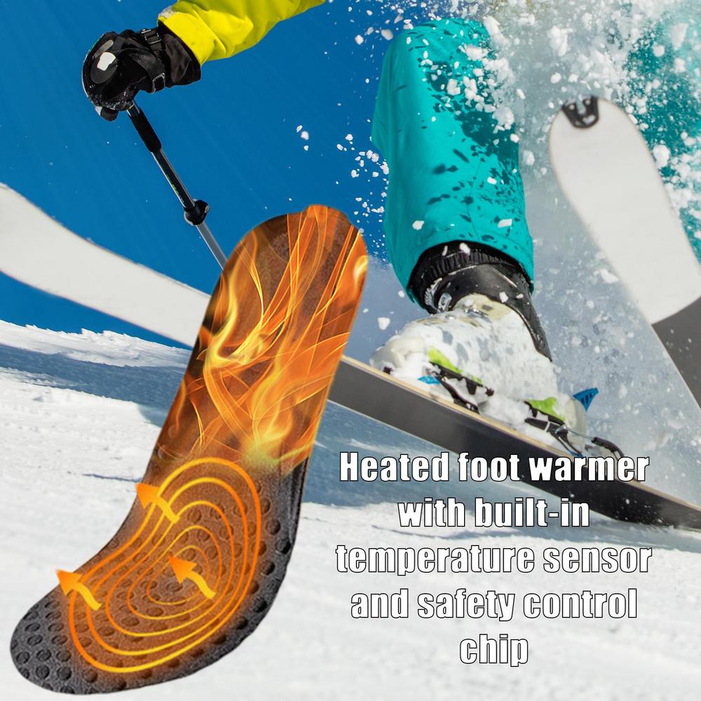 heated insoles for boots with remote control