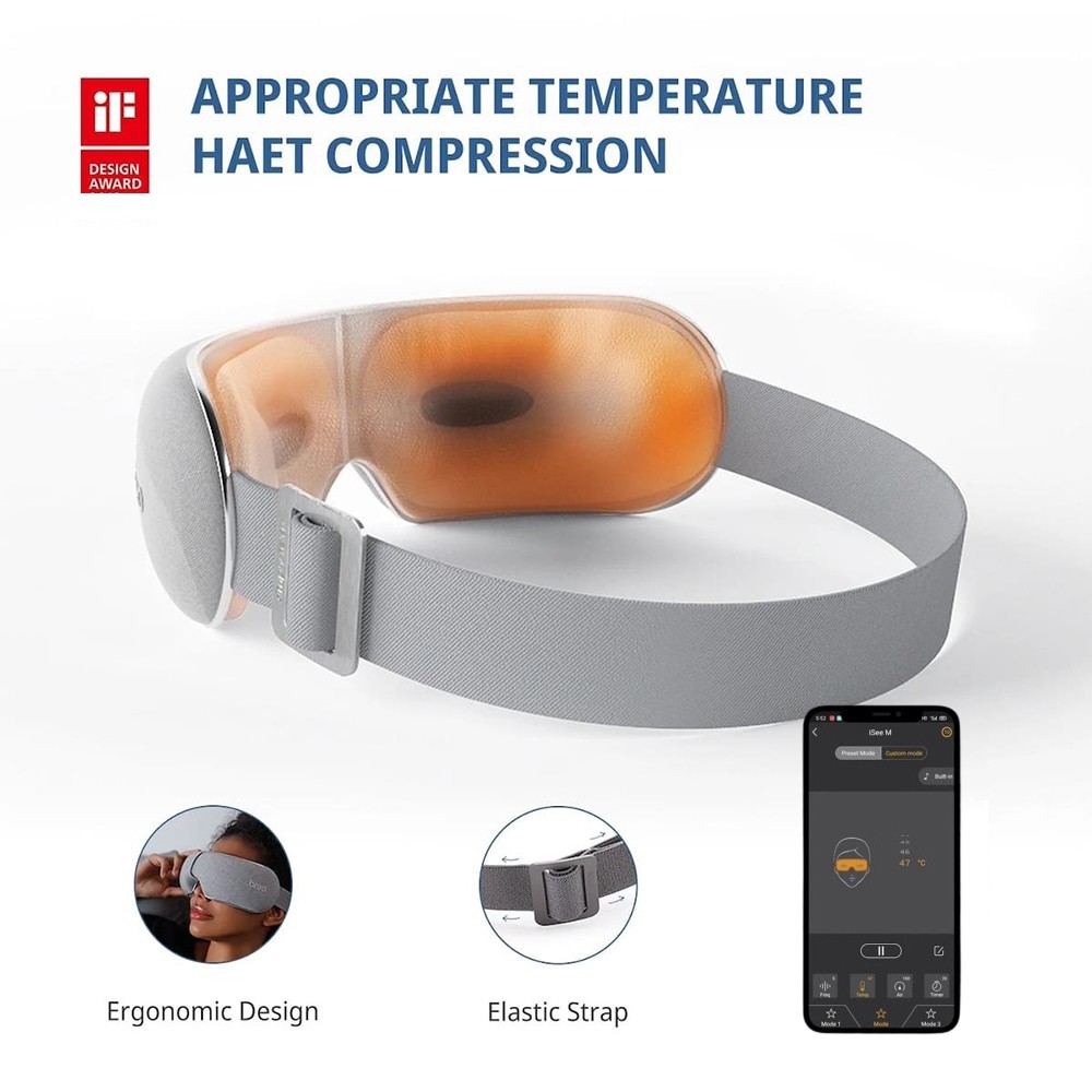 Bluetooth massage glasses with smart functions