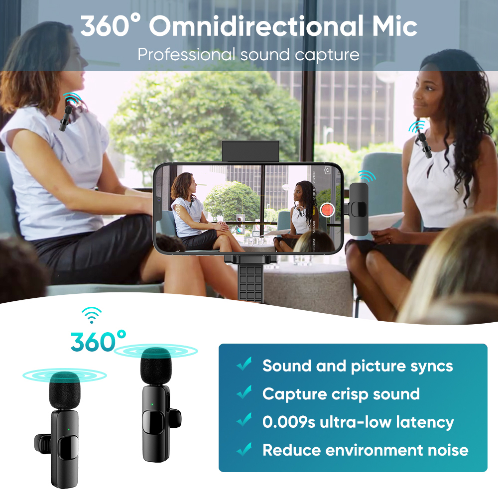 Microphone for smartphone - wireless