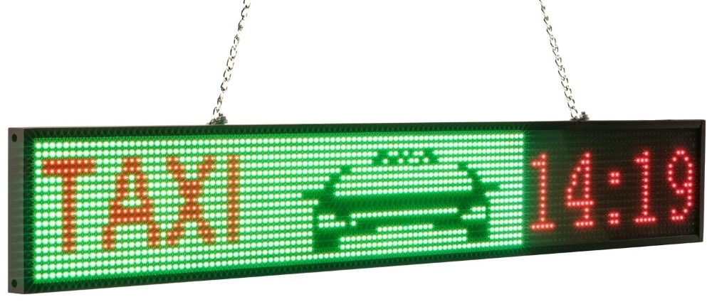 car led panel color display for taxi