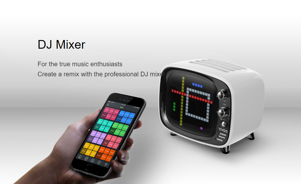 dj mixer function divoom speaker
