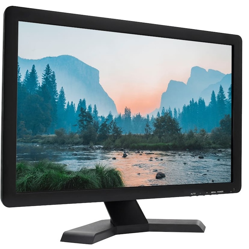 LCD LED monitor with built-in speakers bnc monitor