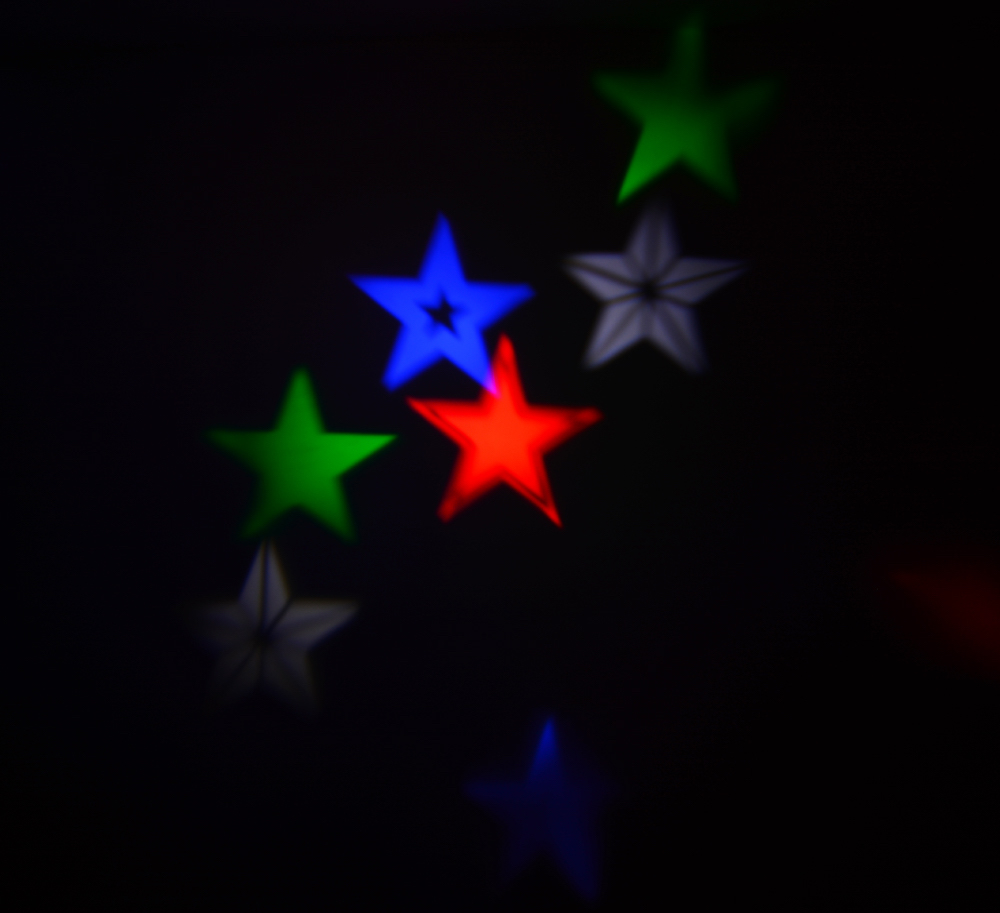 Star projection for the garden (outdoor) - Colorful stars projector