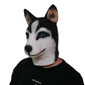 Husky dog ​​- Carnival masks face head