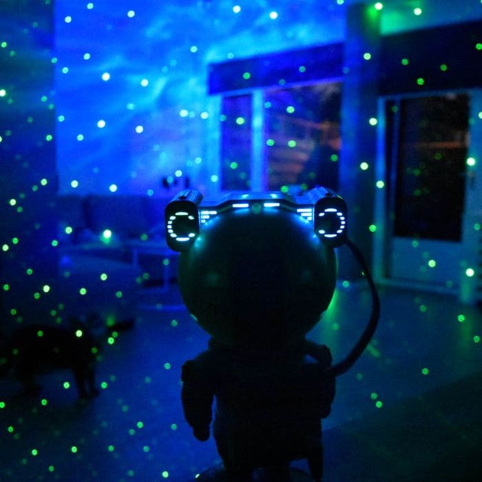 Laser projector Astronaut - interior star projector on the wall