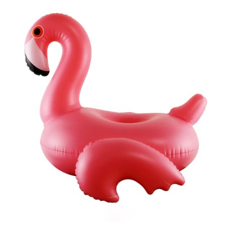 inflatable flamingo for cups as a holder