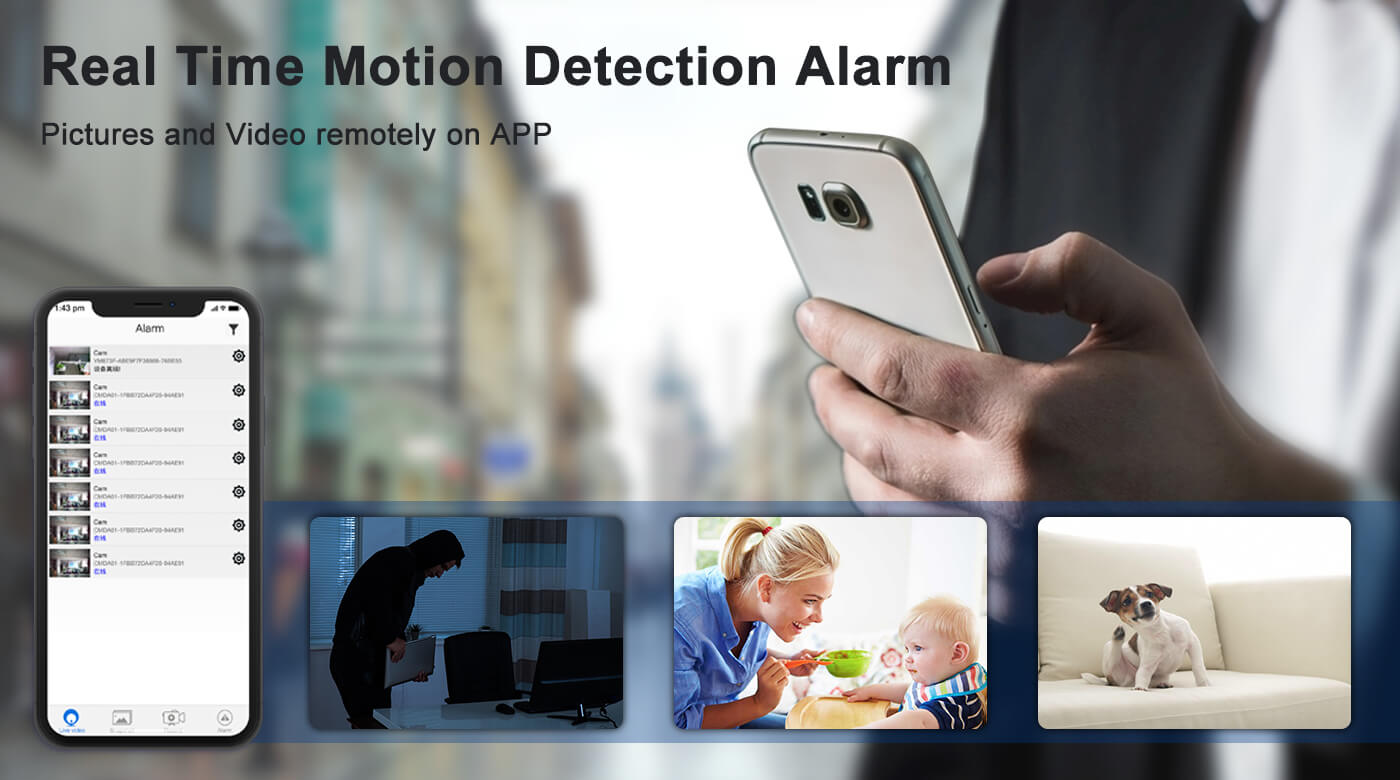 spy hidden camera with motion sensor