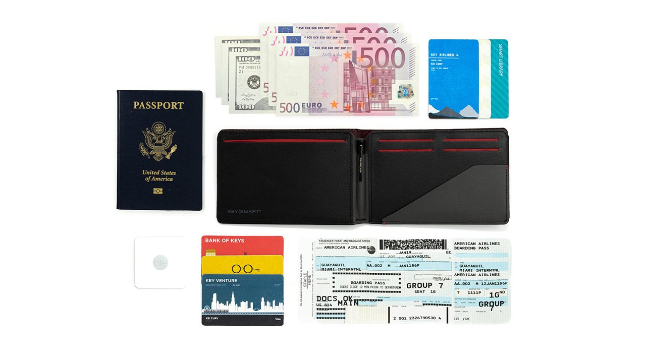 passport wallet with gps