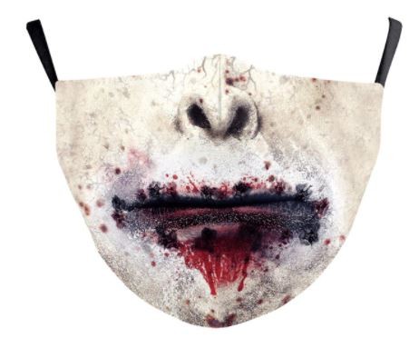 zombie mask for face scary