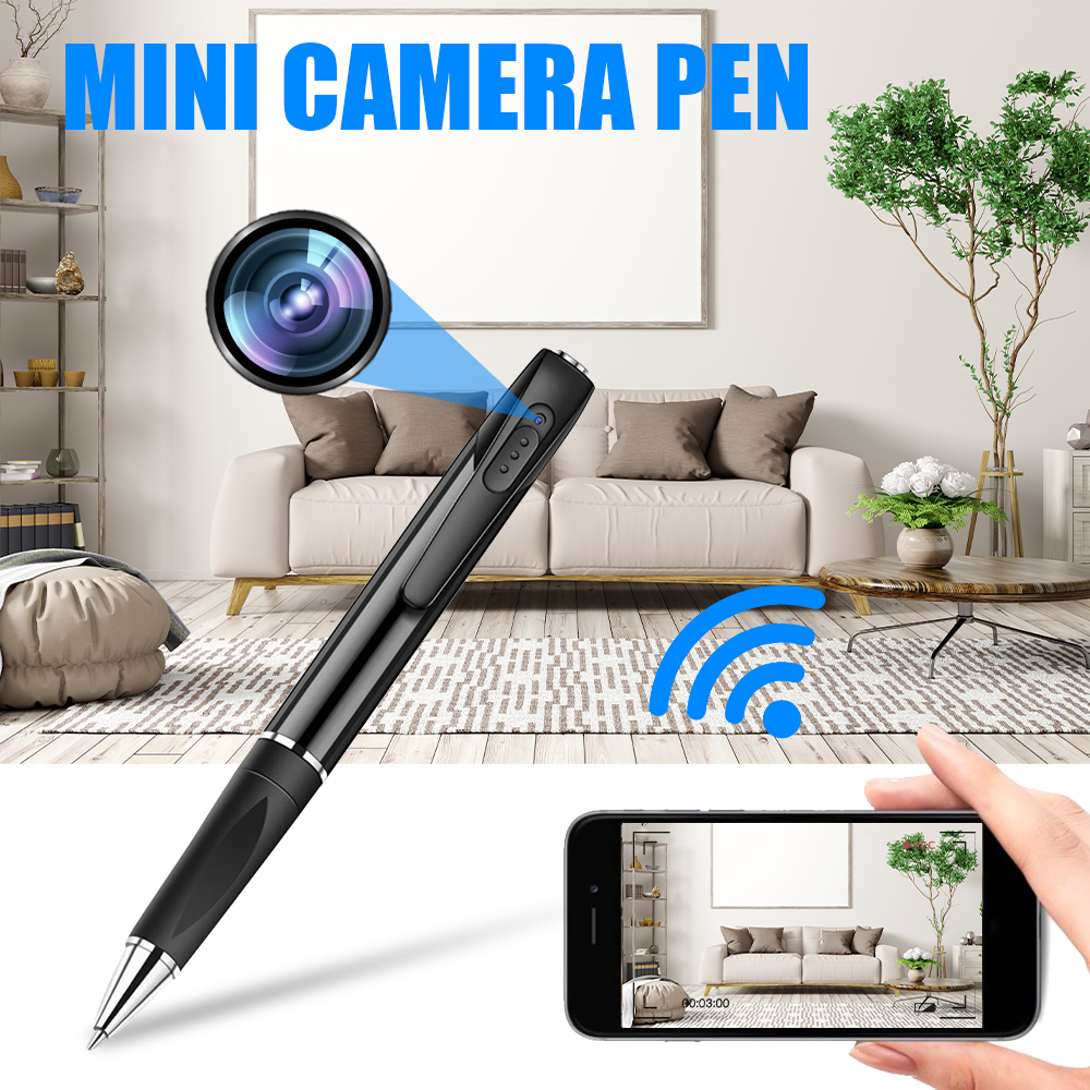 Spy pen camera with FULL HD + WiFi support (iOS/Android app)