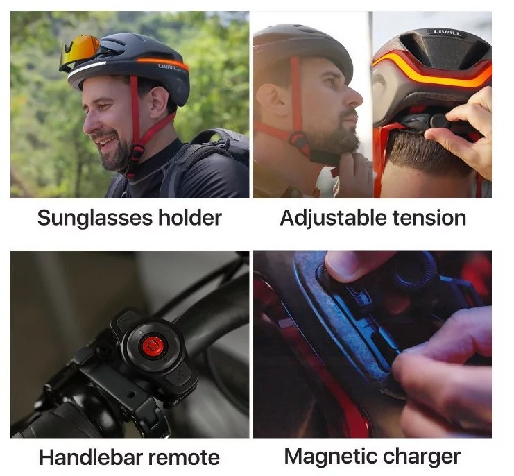 livall smart cycling helmet