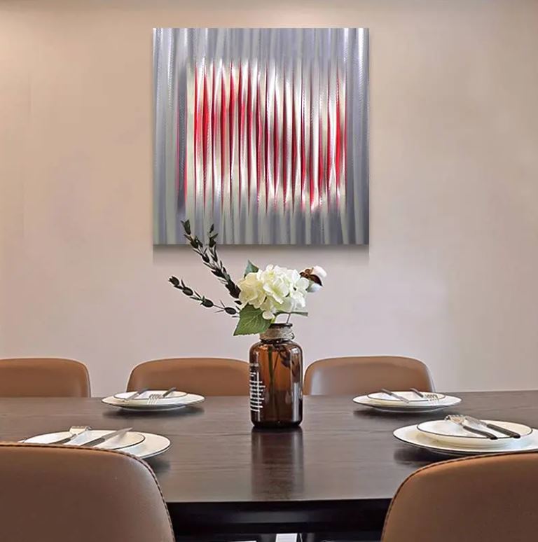 Large metal wall art for living room - 3D paintings