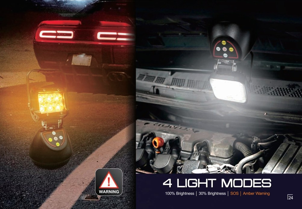 LED safety lamp not only for the workshop, car, etc