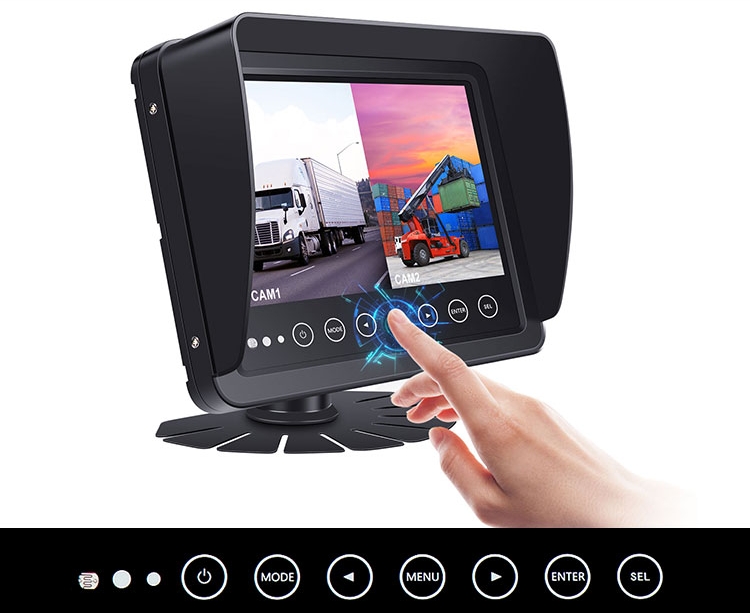 waterproof 7 inch monitor for boat car yacht