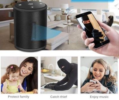 bluetooth speaker hidden camera