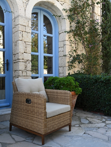 garden chair rattan artificial seating