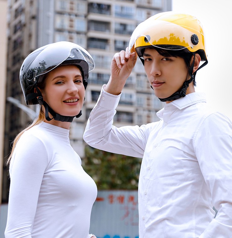 helmet camera smart with dual camera wifi and bluetooth