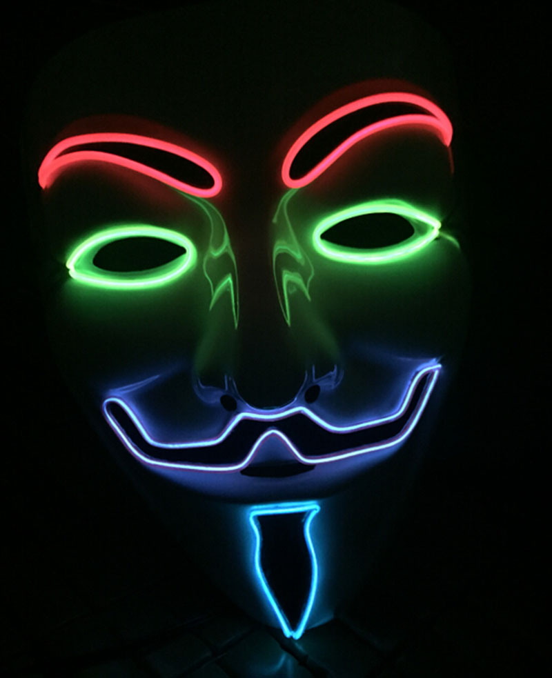 Undskyld mig Spædbarn belastning Anonymous mask - multicolour | Cool Mania