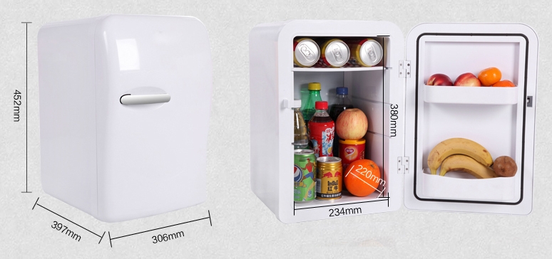 small white refrigerator
