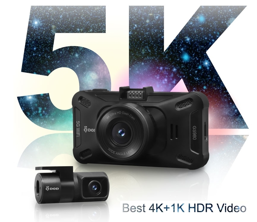 best dash cam 4k 5k car camera dual DOD GS980D