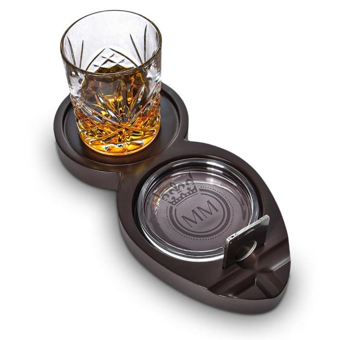 whiskey tray set