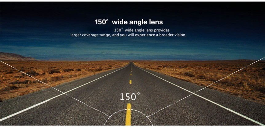 doda car camera - 150 degree shooting angle