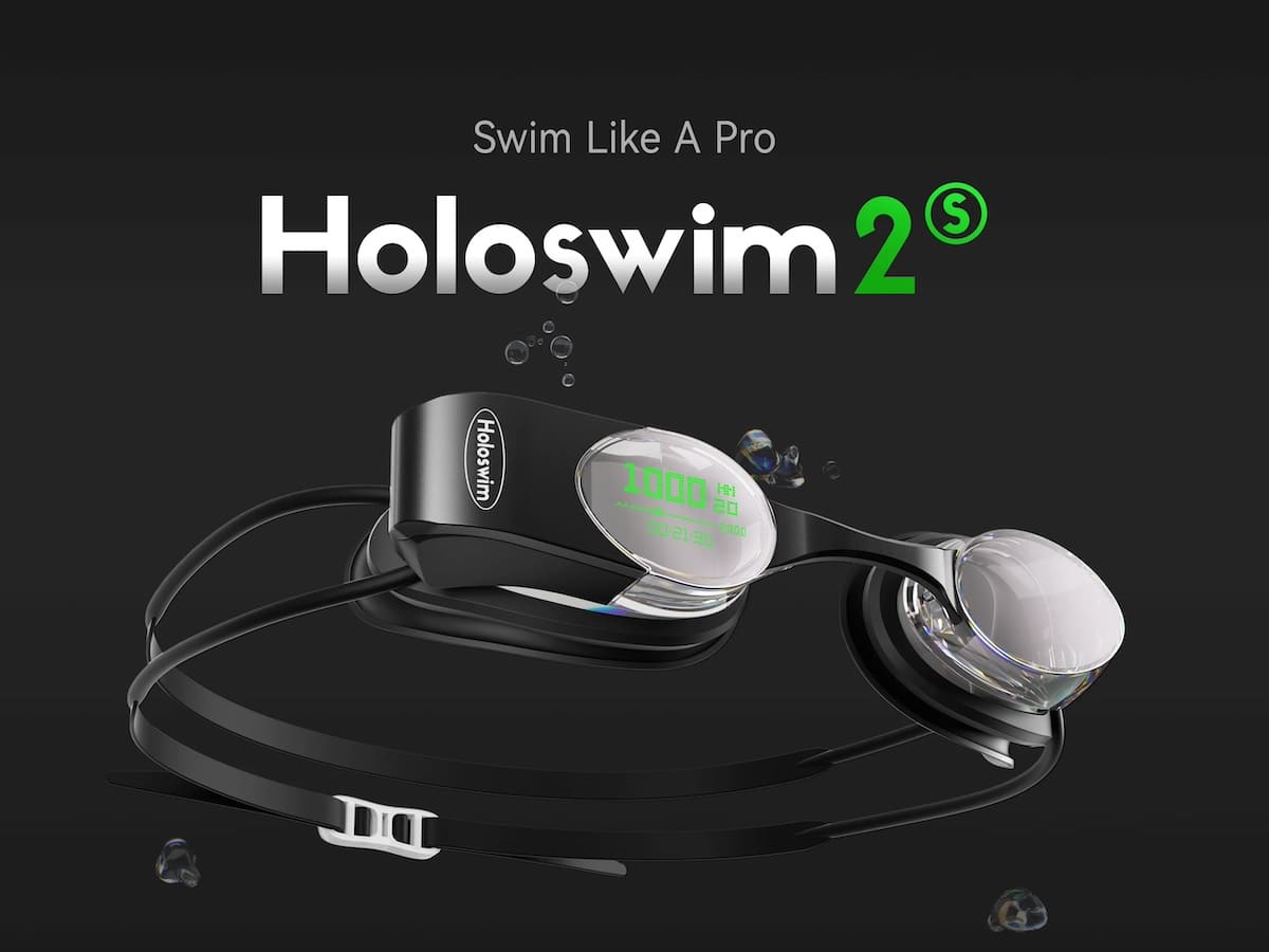 Swimming goggles with artificial intelligence holoswim 2