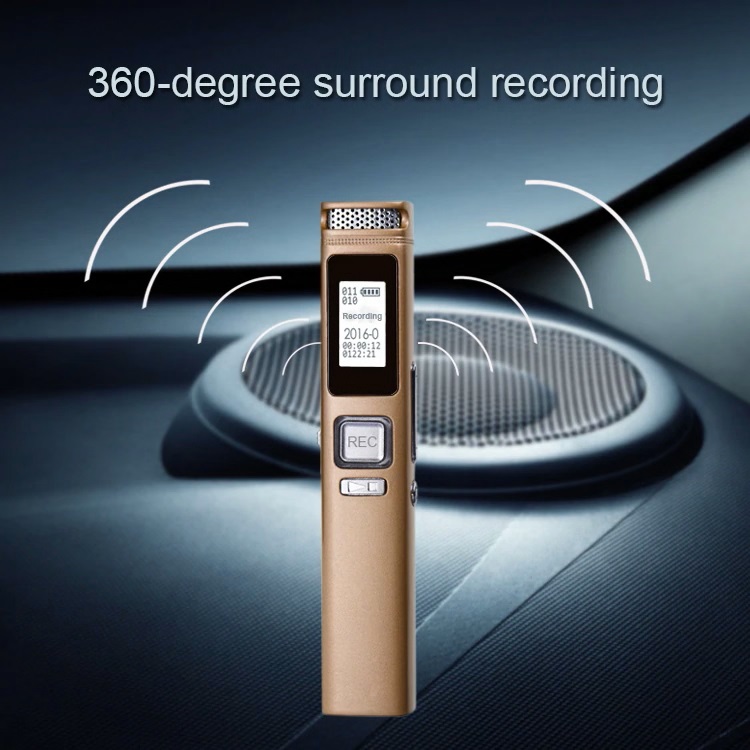 Portable audio recorder 360°