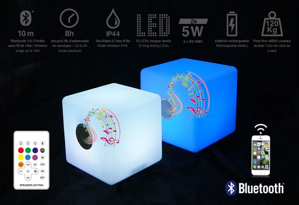 led light speaker