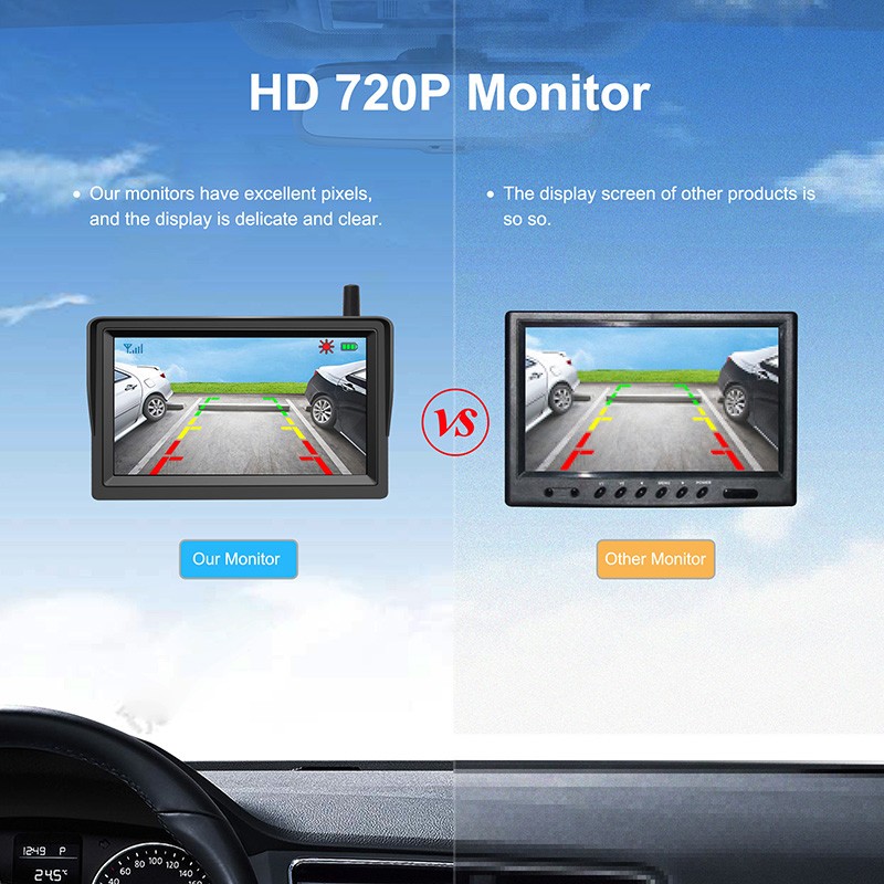AHD HD car monitor 720P