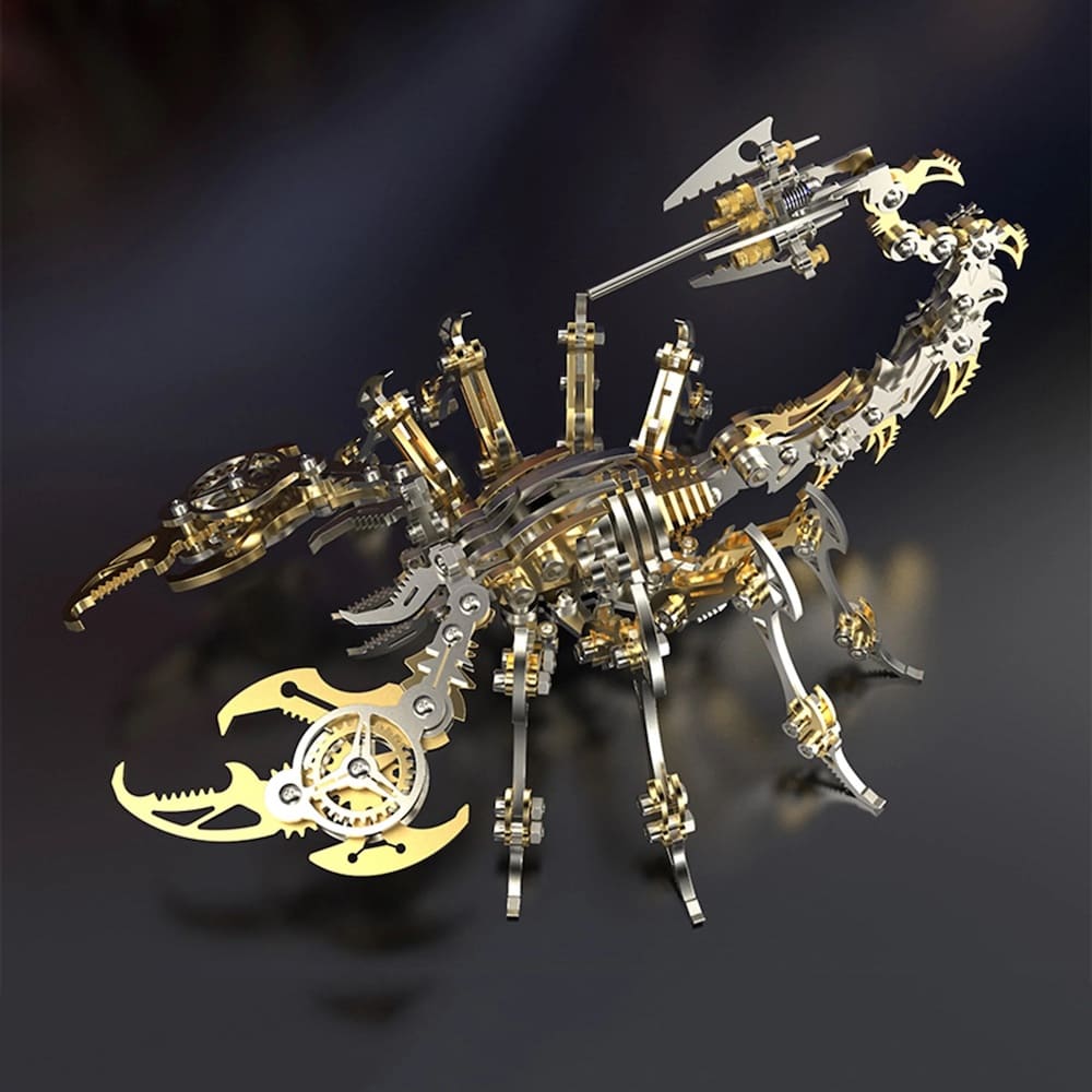 3D puzzle replica of a scorpion