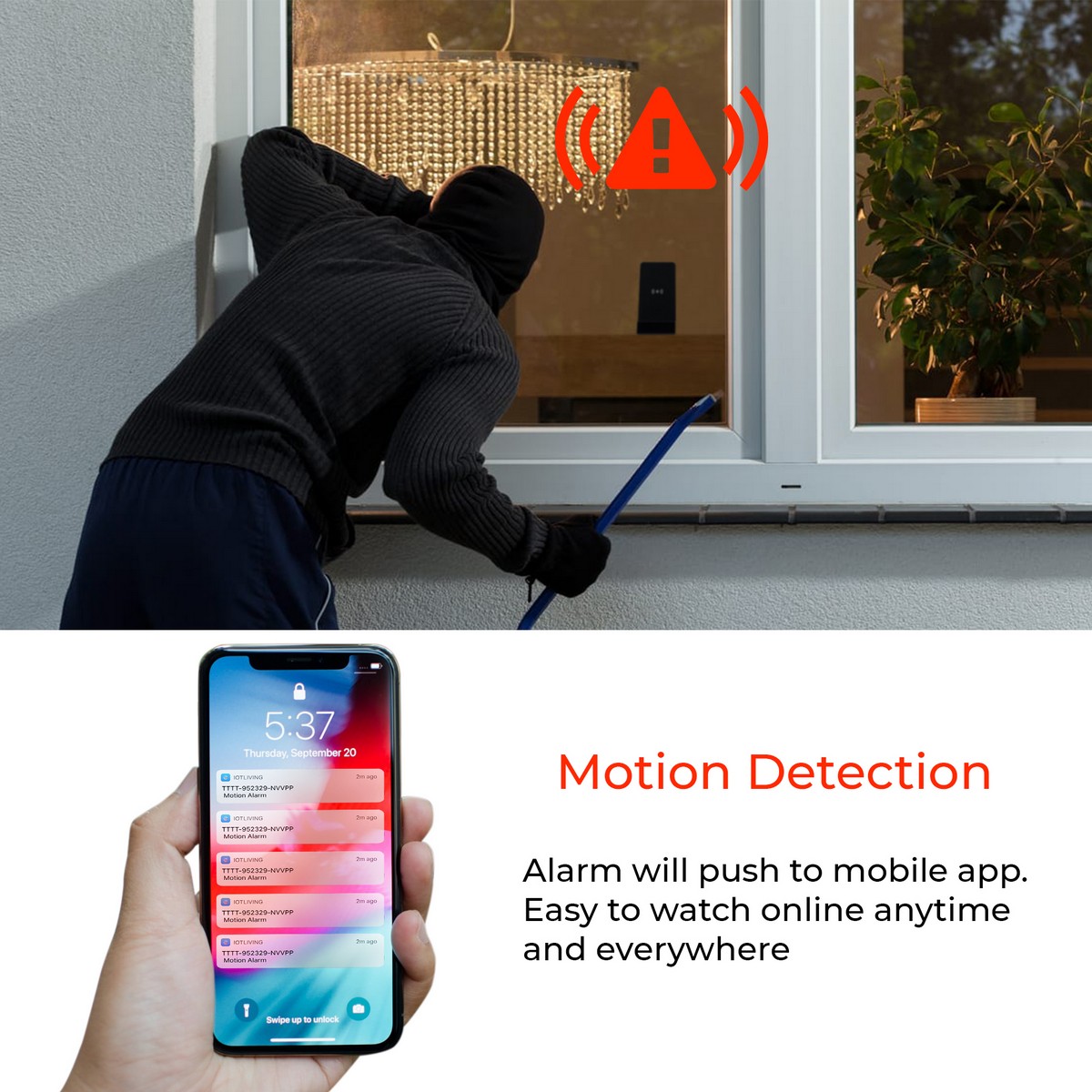 motion detection camera with alarm