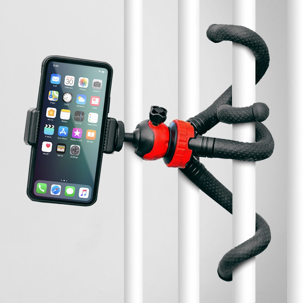 flexible mobile phone holder for photography