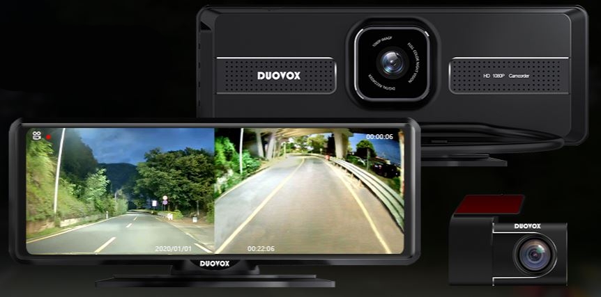 car camera with the best night vision - duovox v9