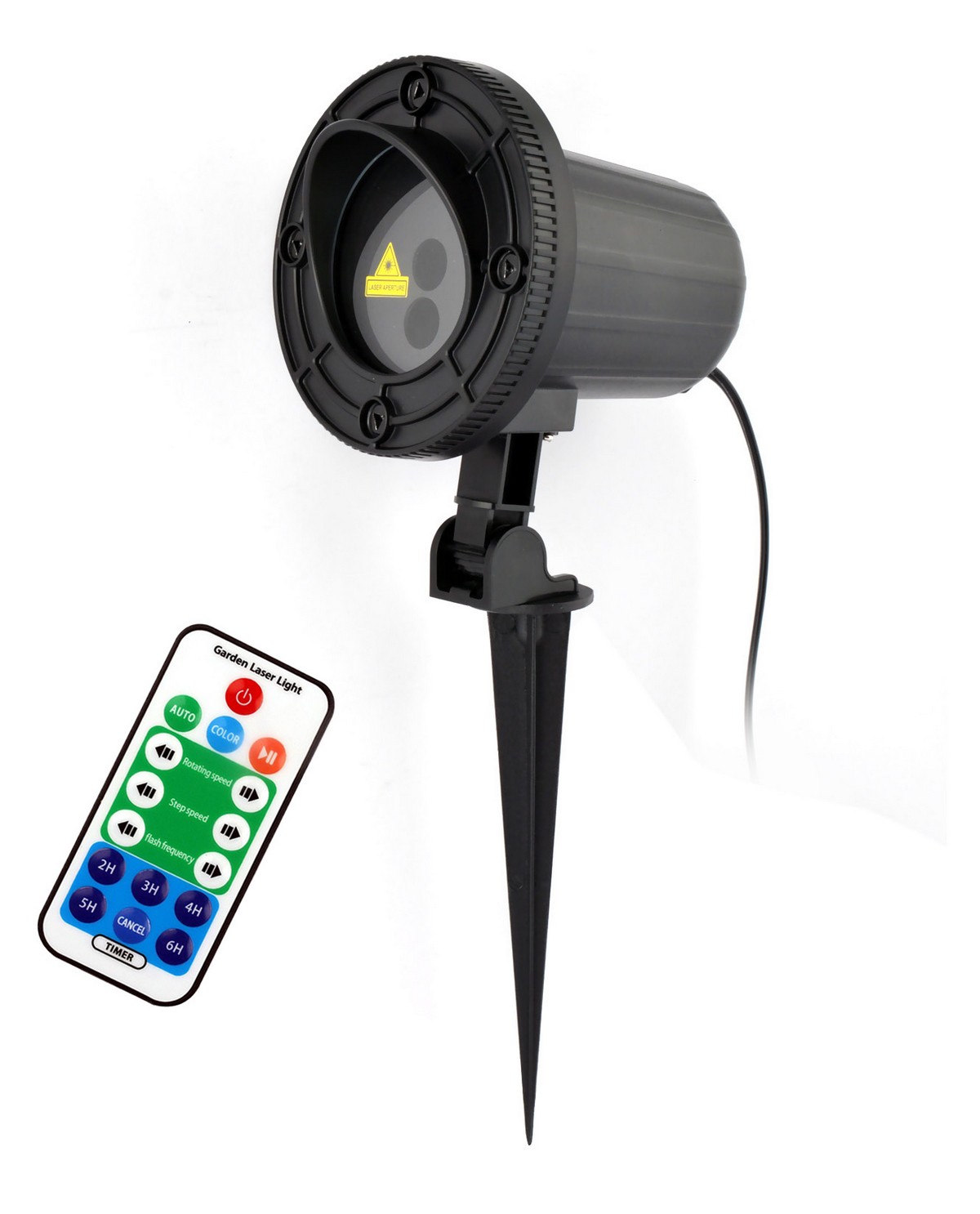 color laser point projector with remote controller