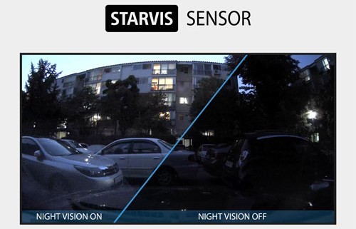 sony starvis sensor - dod ls500w + camera
