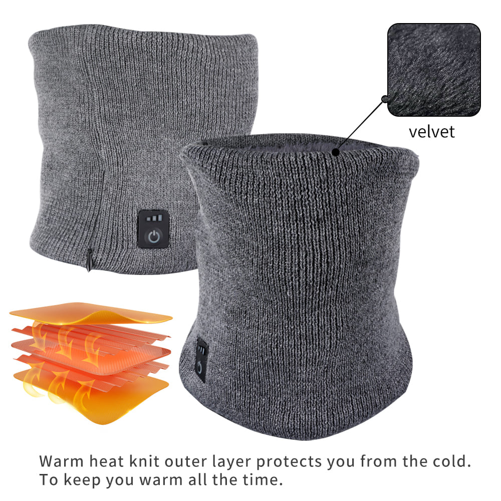 electric scarf thermo heating heated neck warmer