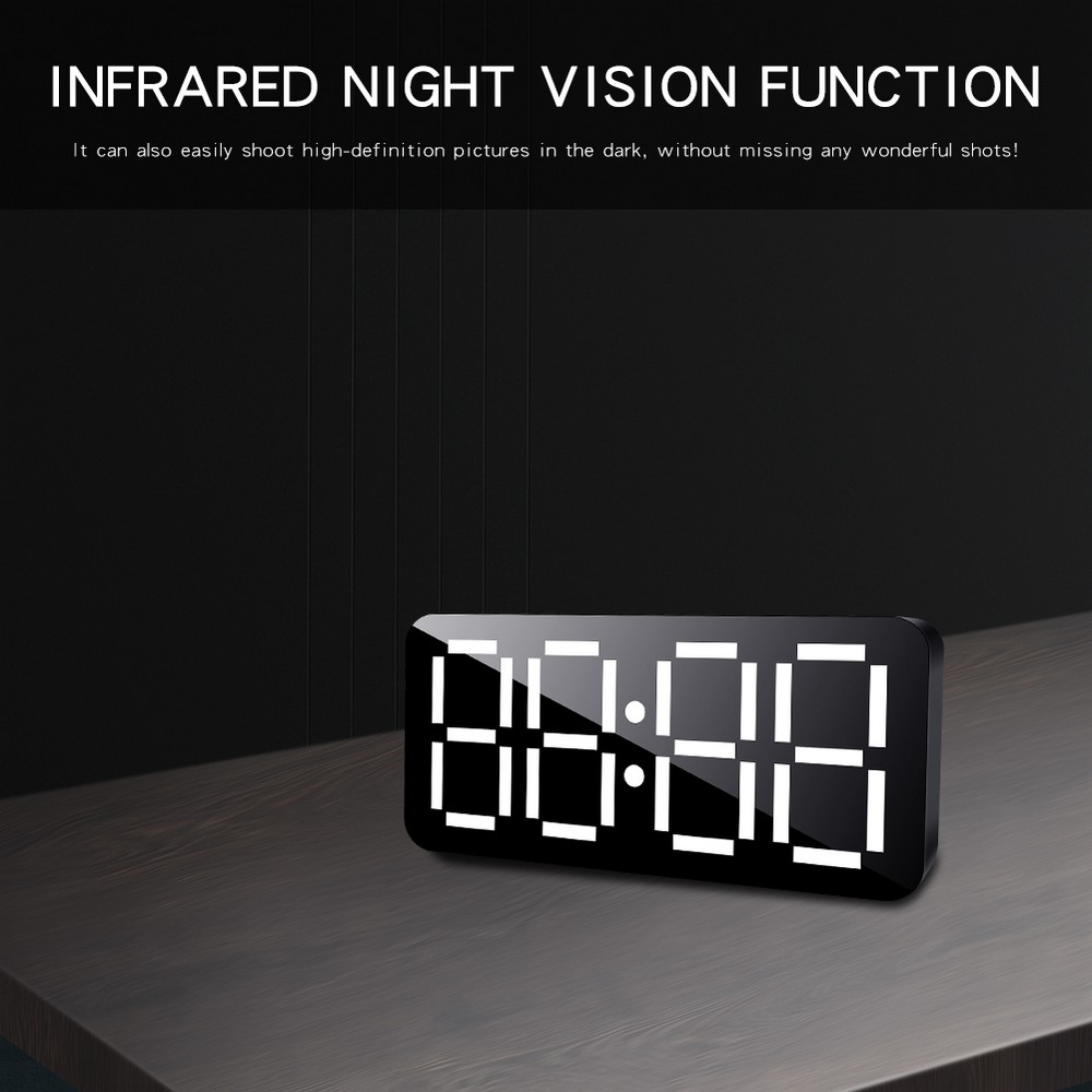 night vision camera 4k alarm clock
