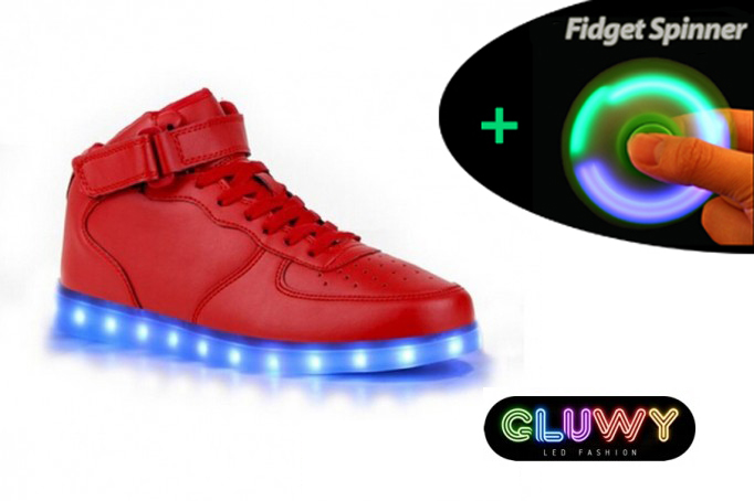 Led light shoes - Red Sneakers | Cool Mania