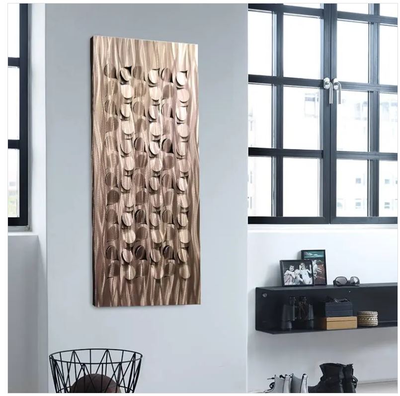 Large unique wall art decoration - metal pictures as 3D wall art