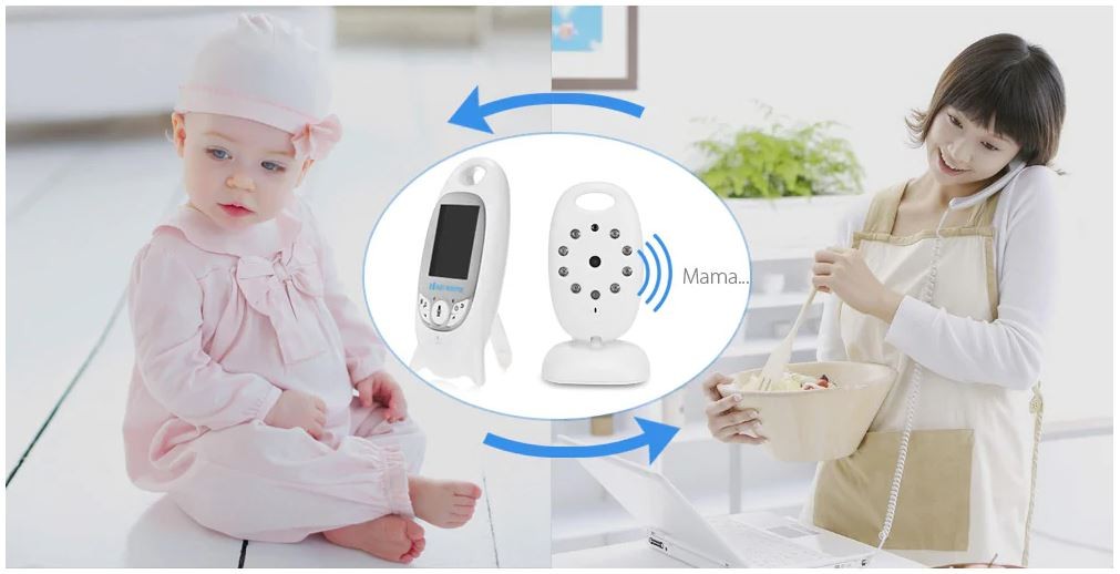 camera with monitor for baby monitoring
