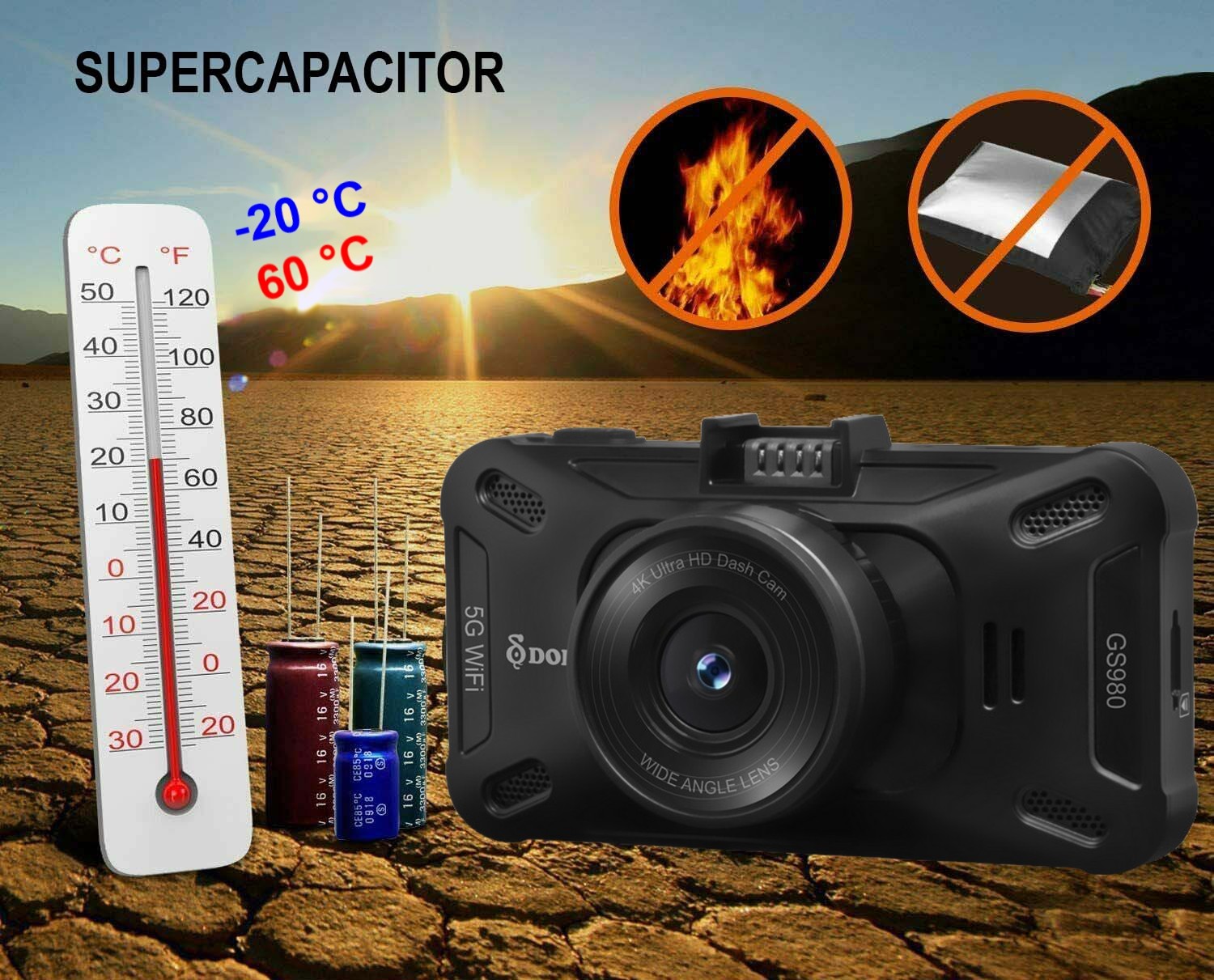 supercapacitor battery for car camera