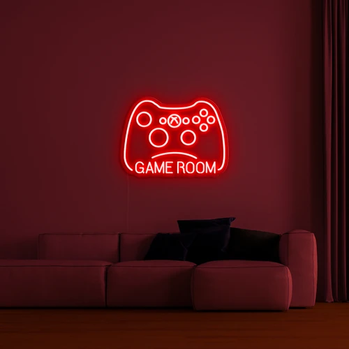 3D logo on the wall - GAMER