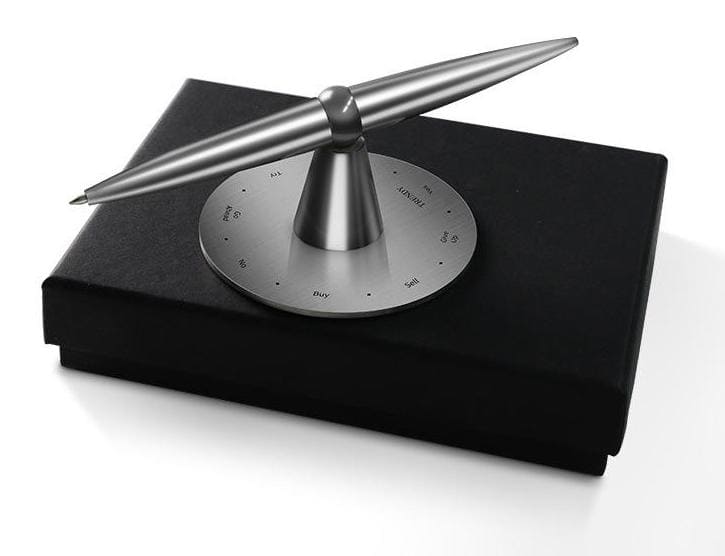 compass pen stainless steel magnetic stand