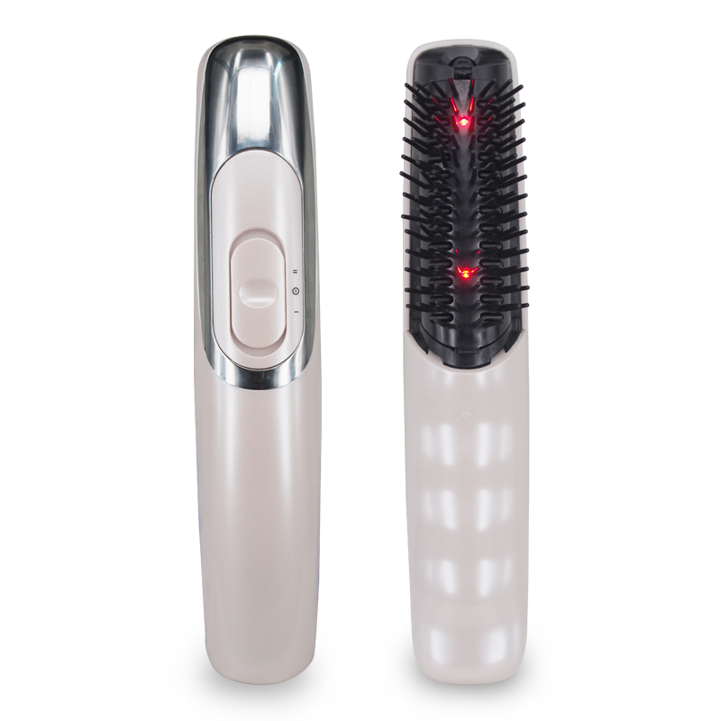 Electric massage hair brush with removable extension